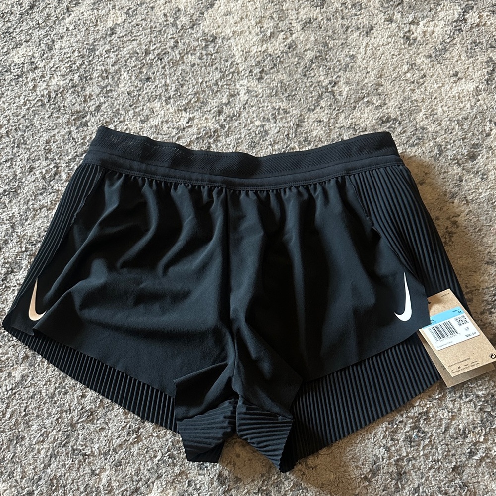 Nike AeroSwift Dry Fit-Women's Black Athletic Shorts